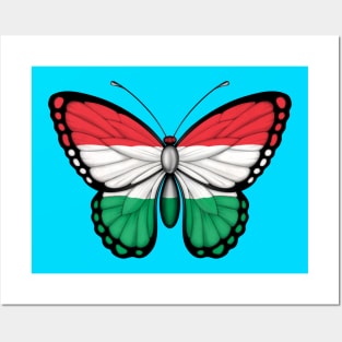 Hungarian Flag Butterfly Posters and Art